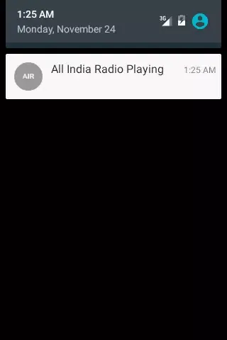Captures d'écran de Listen All India Radio