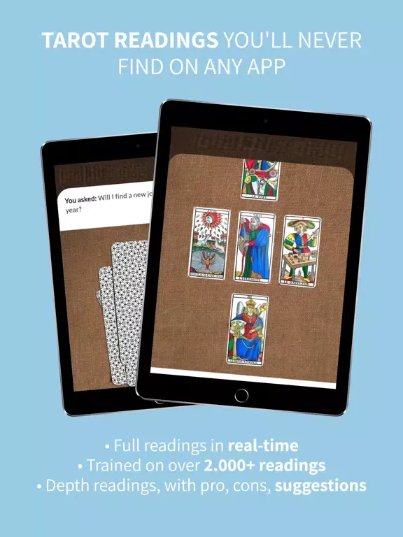 Скриншоты Quantic Tarot AI iPad 