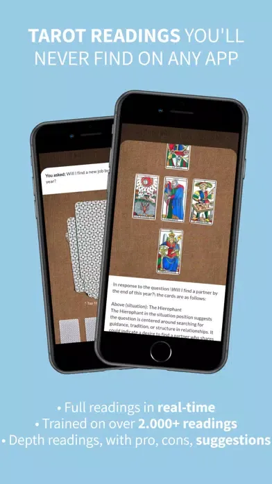 Скриншоты Quantic Tarot AI