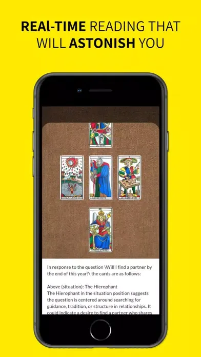 Скриншоты Quantic Tarot AI