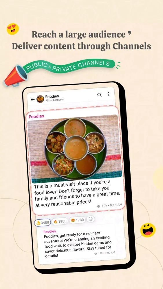 Arattai Messenger Screenshots