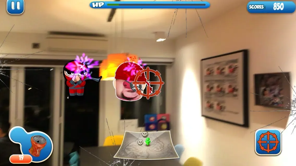 Zrzuty ekranu AR Hunter - Augmented Reality (AR) Photo Capture Shooting Game