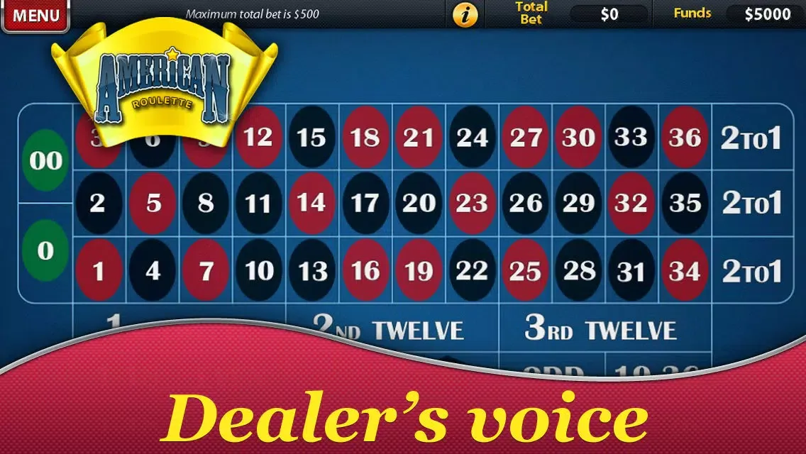Captures d'écran de Roulette 3D