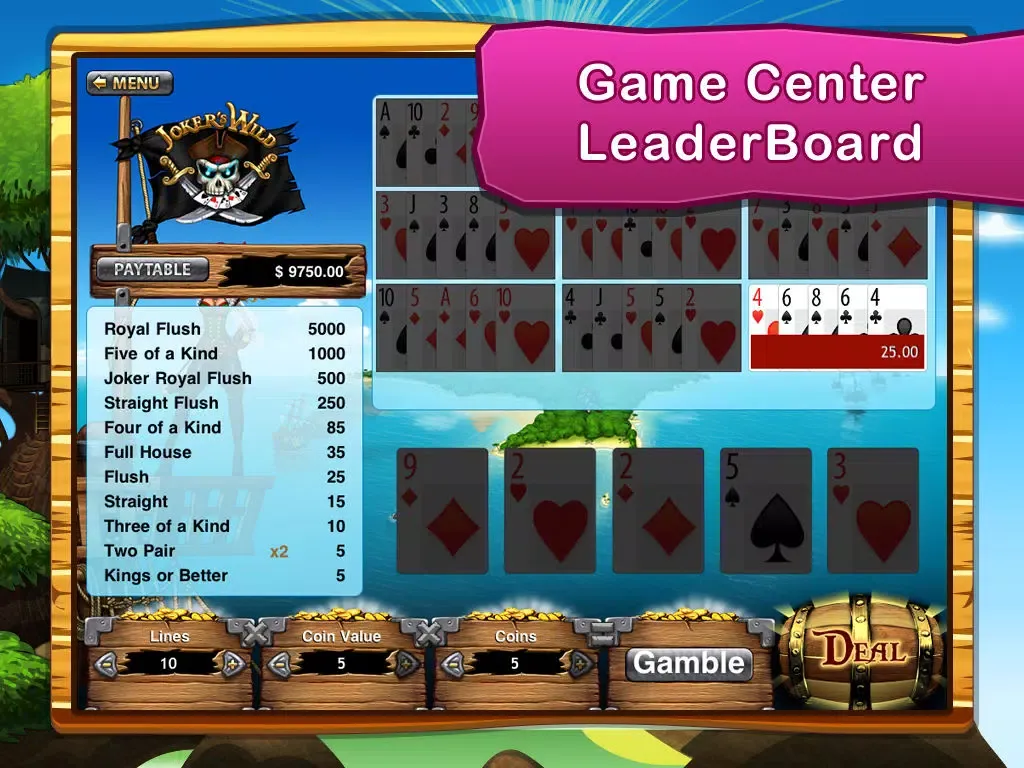 Screenshot di Video Poker Lite iPad 