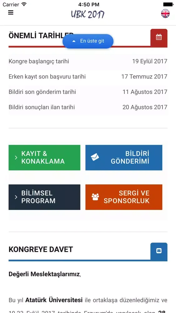 Ảnh chụp màn hình của UBK 2017