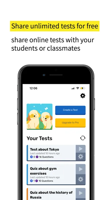 Скриншоты Online Test Maker: AI-powered