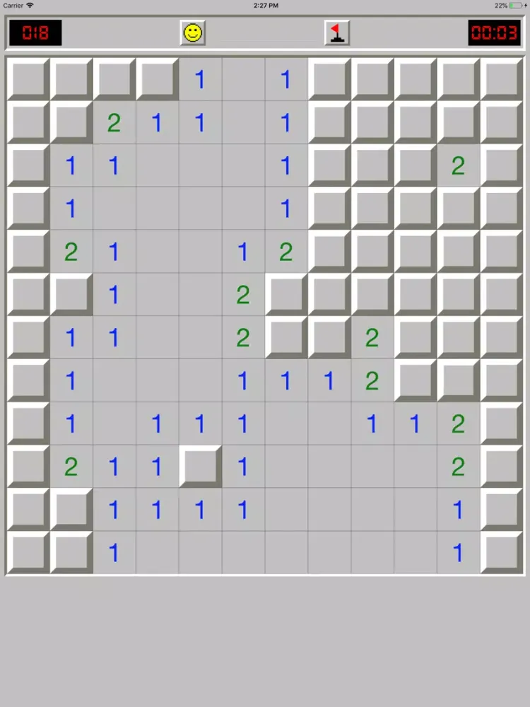 Tangkapan layar Minesweeper XP iPad 