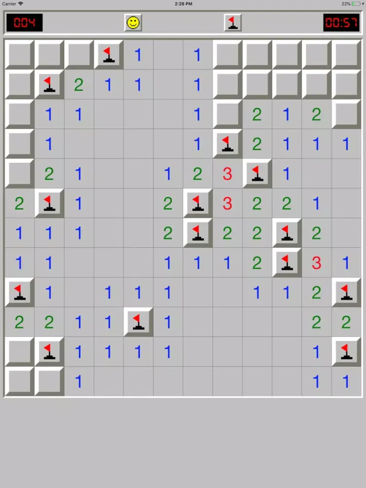 Tangkapan layar Minesweeper XP iPad 
