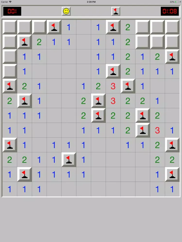Tangkapan layar Minesweeper XP iPad 