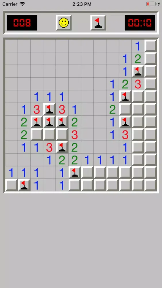 Tangkapan layar Minesweeper XP