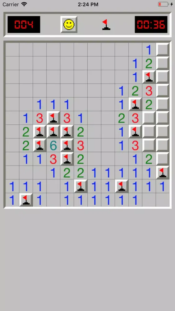 Tangkapan layar Minesweeper XP