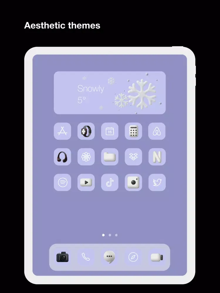 Tangkapan skrin Custom Icons - Skins & Thems iPad 