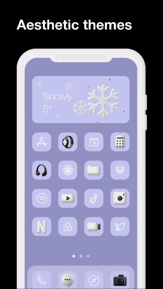 Tangkapan skrin Custom Icons - Skins & Thems