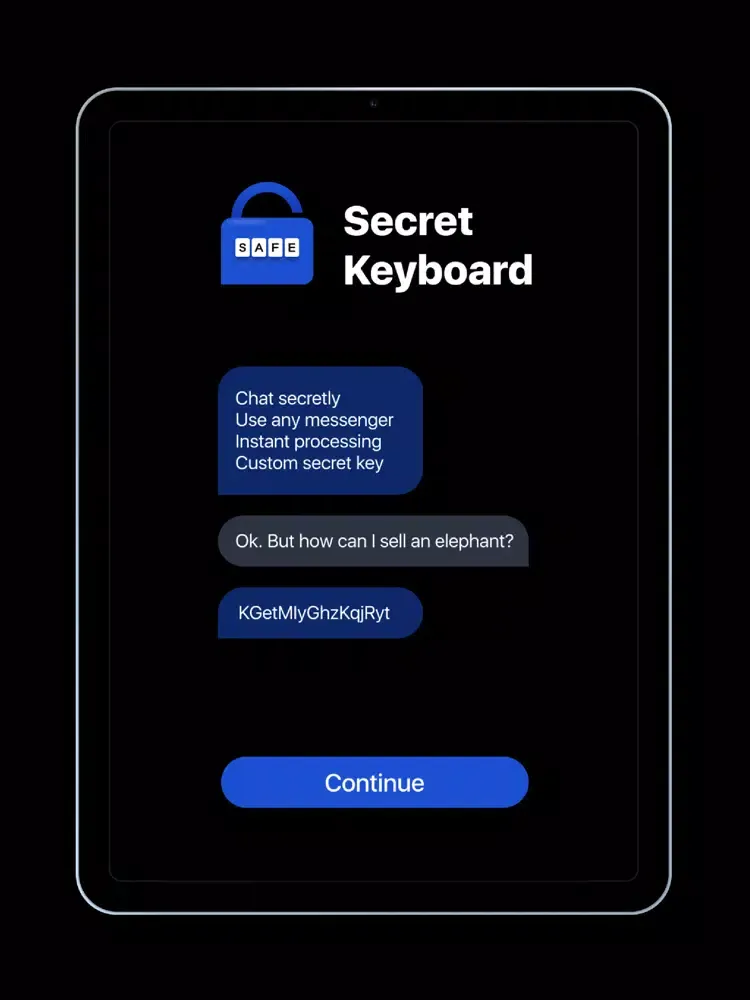 تصاویر Secret Keyboard - Hidden Fonts iPad 