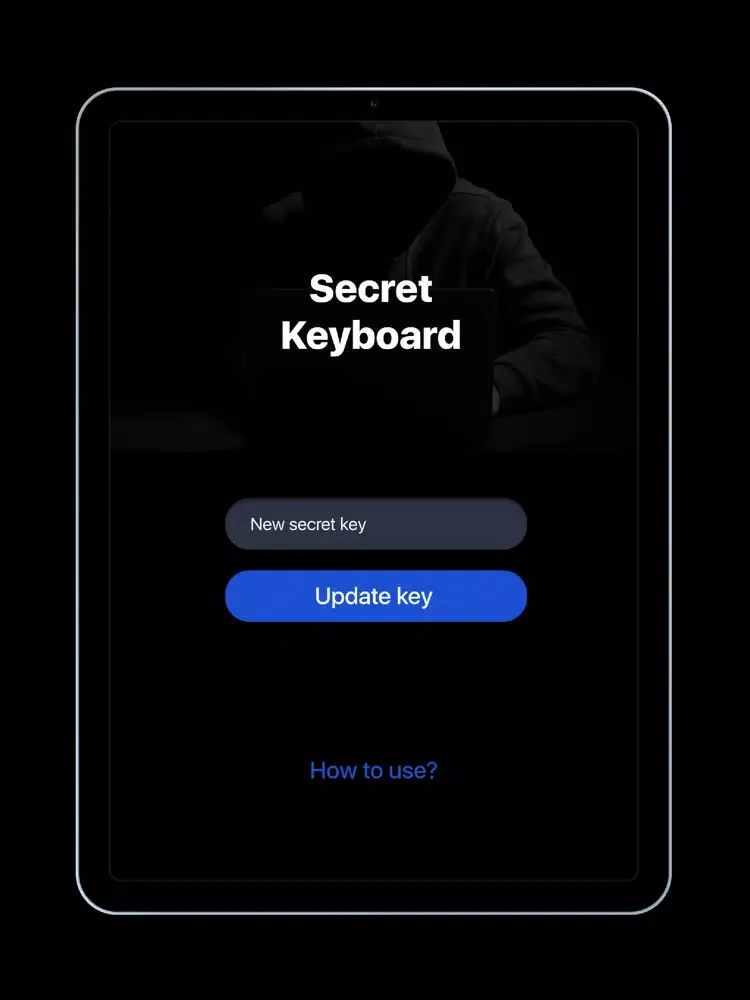 تصاویر Secret Keyboard - Hidden Fonts iPad 