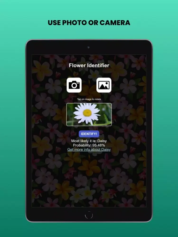 Capturas de pantalla de Flower identifier - Photo ID iPad 