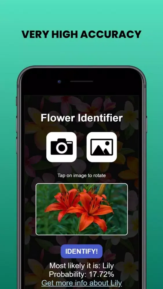 Capturas de pantalla de Flower identifier - Photo ID