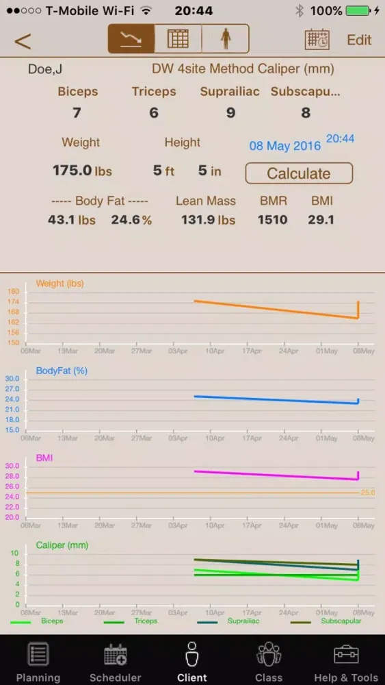 Personal Trainer - myPT assistant Screenshots