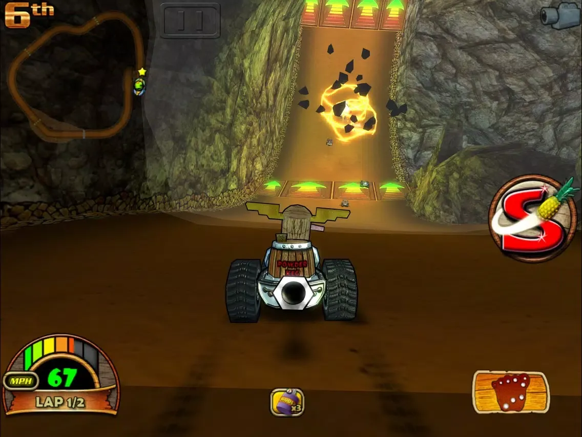 تصاویر Tiki Kart 3D iPad 