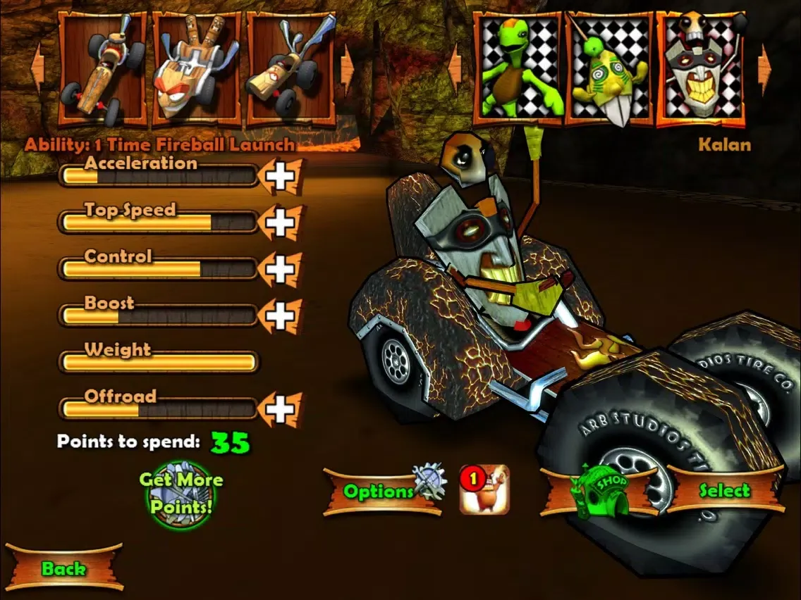 تصاویر Tiki Kart 3D iPad 