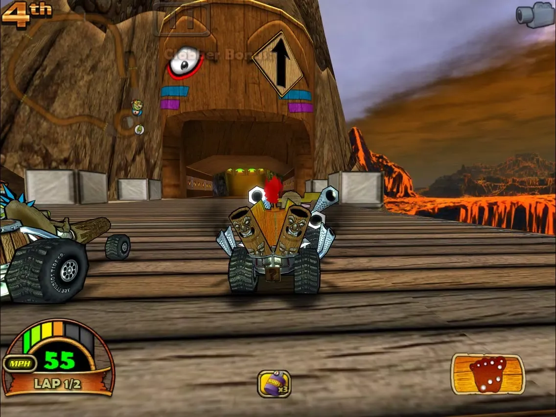 تصاویر Tiki Kart 3D iPad 