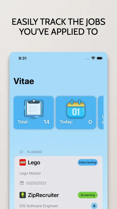 Zrzuty ekranu VitaeTracker