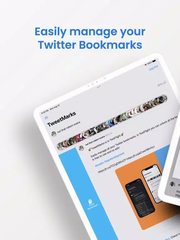 TweetMarks iPad  Screenshots