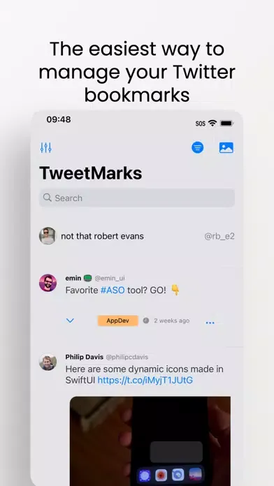 TweetMarks Screenshots