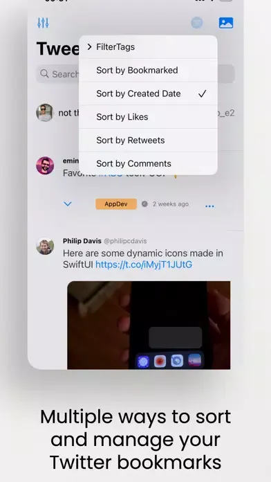 TweetMarks Screenshots