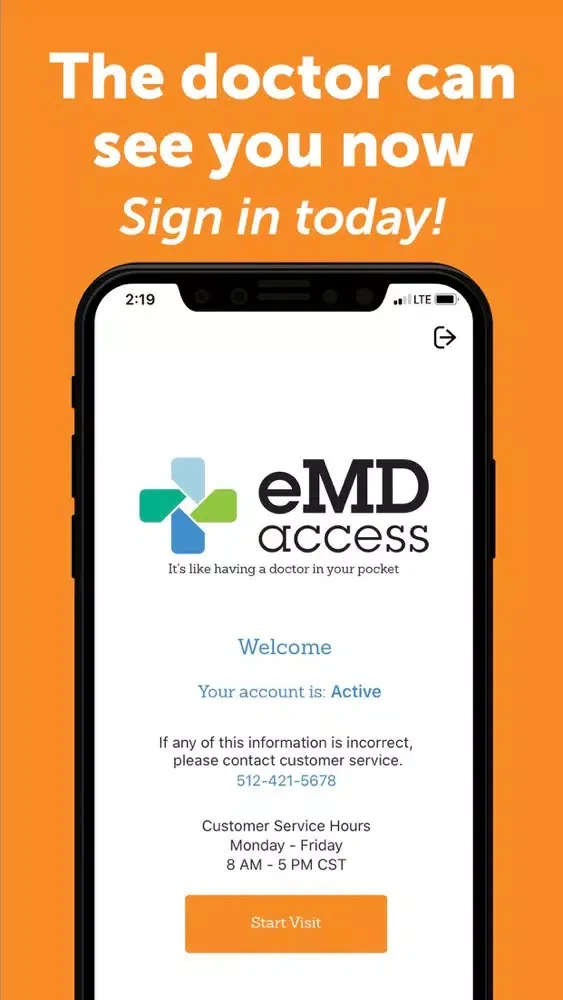 Tangkapan skrin eMD Access
