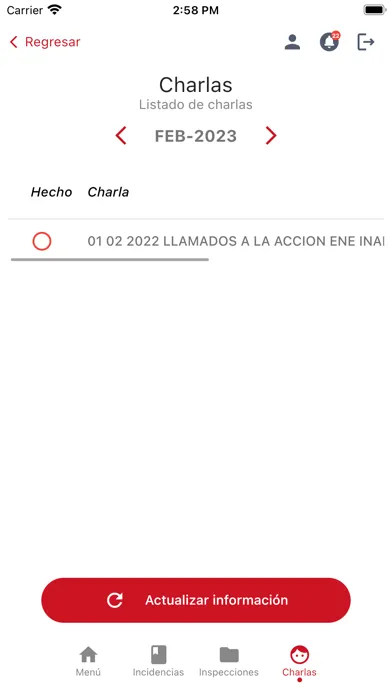 Tangkapan layar Administrativos AC
