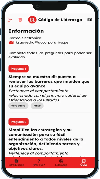 Codigo de Liderazgo স্ক্রিনশট