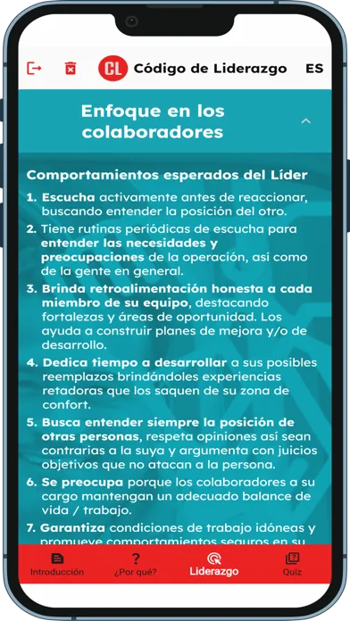 Codigo de Liderazgo স্ক্রিনশট