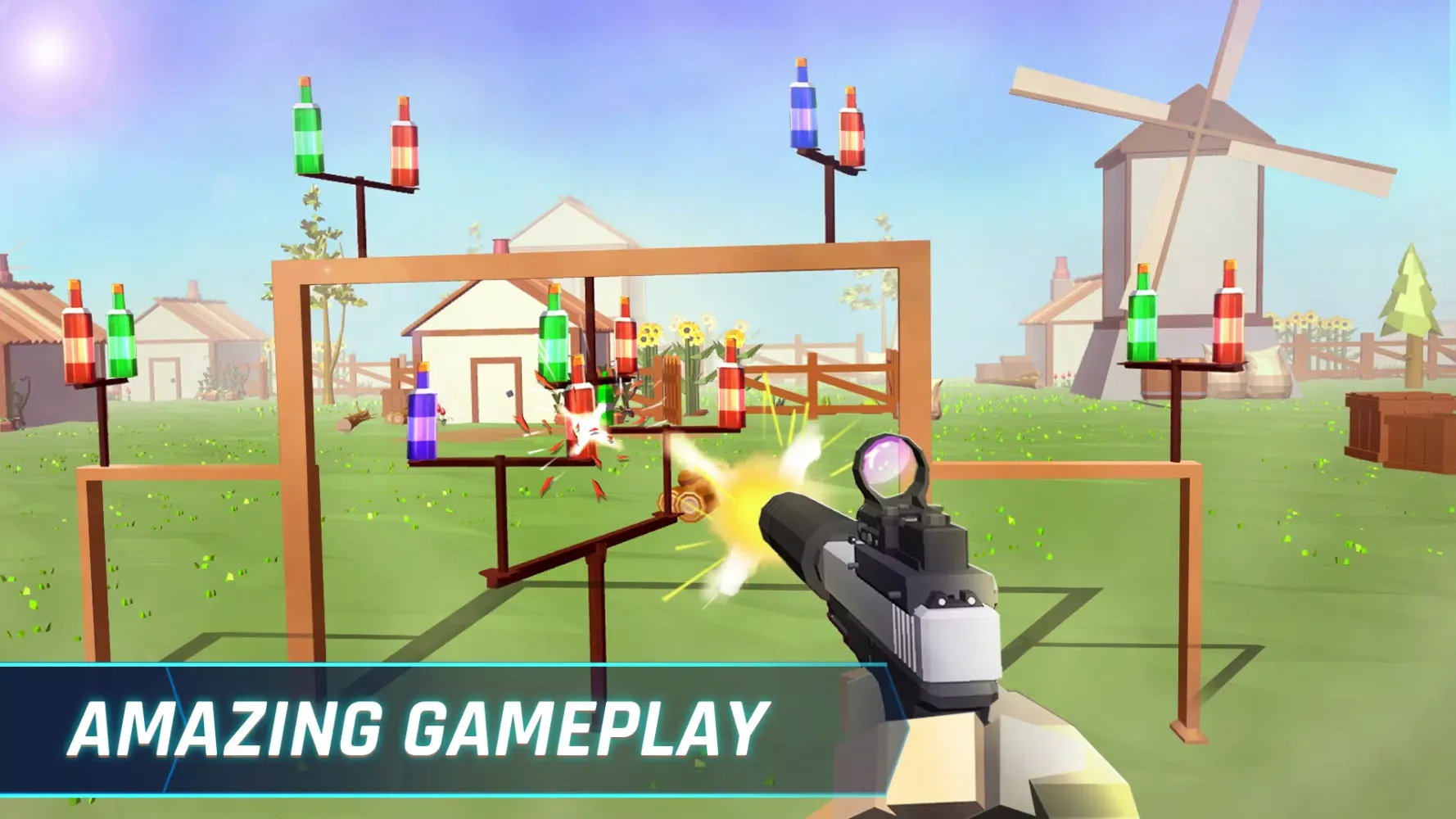 Zrzuty ekranu Bottle Gun Shooting