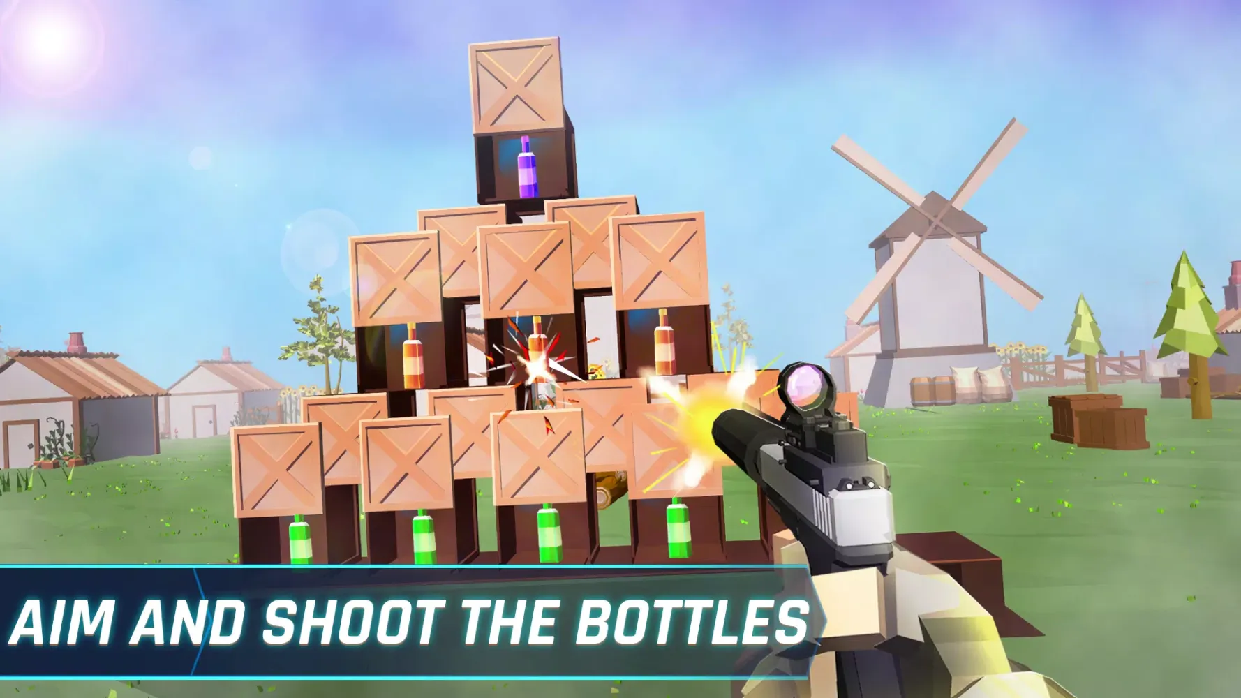 Zrzuty ekranu Bottle Gun Shooting