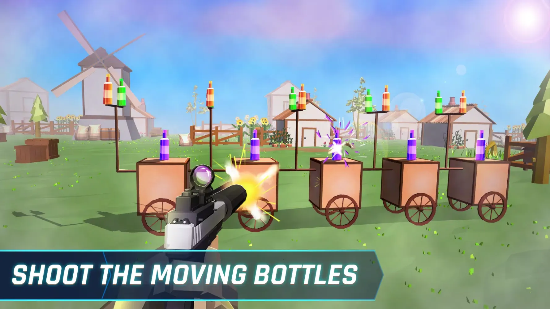 Zrzuty ekranu Bottle Gun Shooting