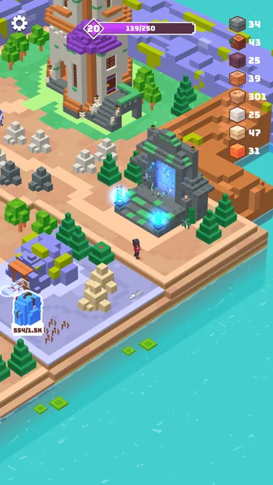 Capturas de tela do Craft Valley - Building Game