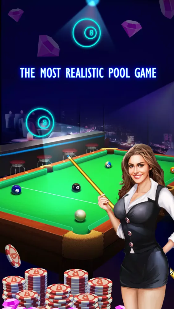 Tangkapan layar 8 Ball Billiards: Pool Game