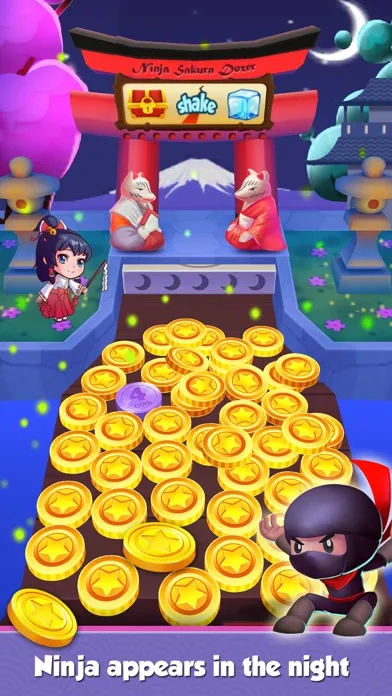 Captures d'écran de Coin Mania: Ninja Sakura Dozer