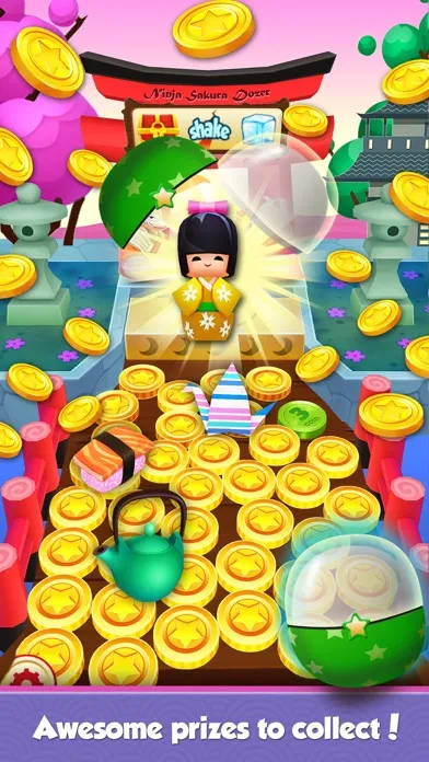 Captures d'écran de Coin Mania: Ninja Sakura Dozer