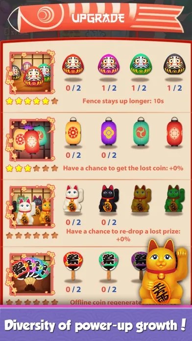 Captures d'écran de Coin Mania: Ninja Sakura Dozer