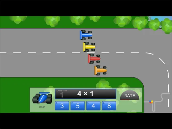 Capturas de tela do Grand Prix Multiplication iPad 