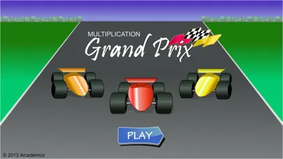 Capturas de tela do Grand Prix Multiplication