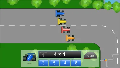 Capturas de tela do Grand Prix Multiplication