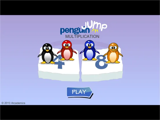 Penguin Jump Multiplication iPad  스크린샷