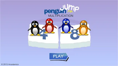 Penguin Jump Multiplication 스크린샷