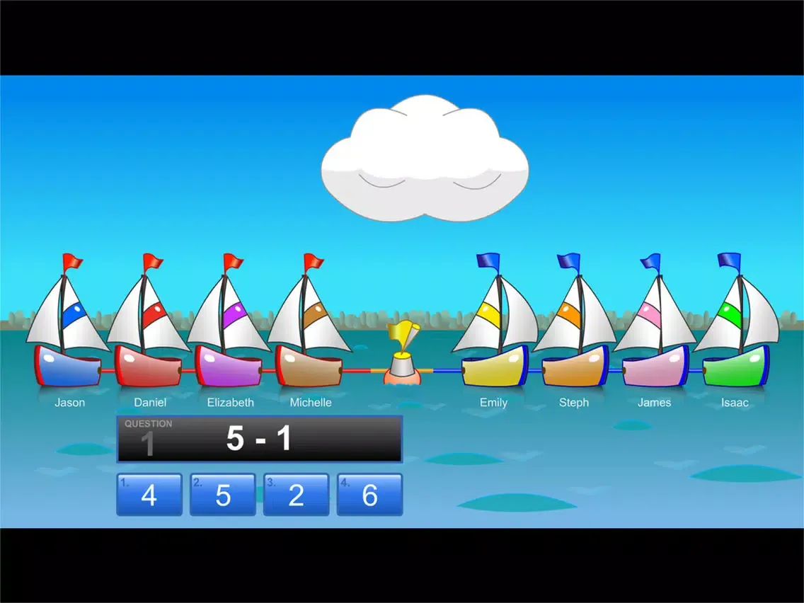 Sailboat Subtraction iPad 應用截圖