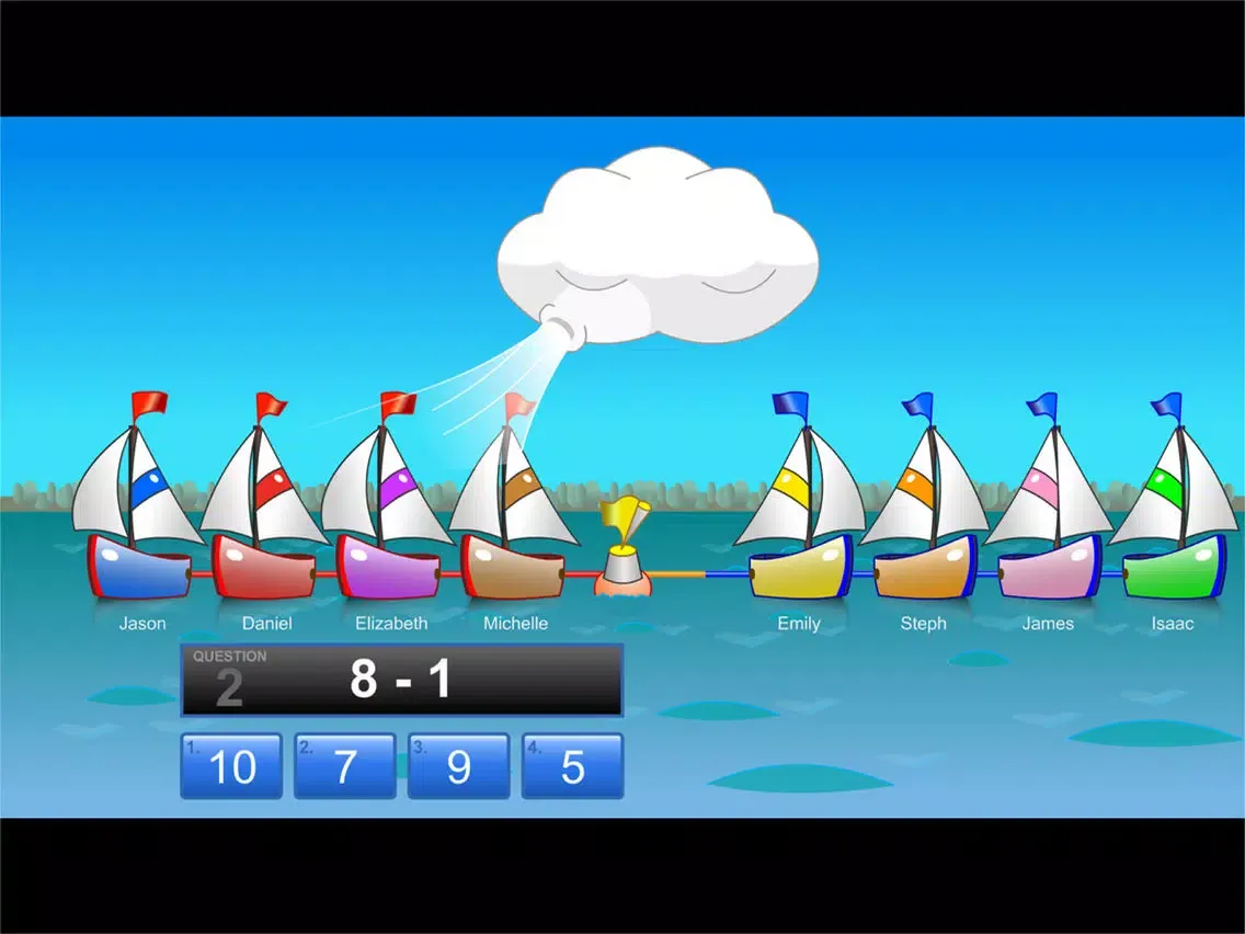 Sailboat Subtraction iPad 應用截圖
