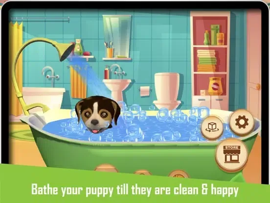 Ảnh chụp màn hình của Dog Simulator - Puppy Pet Care iPad 