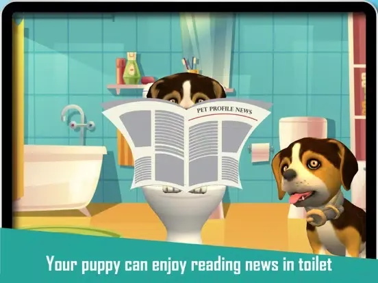 Ảnh chụp màn hình của Dog Simulator - Puppy Pet Care iPad 